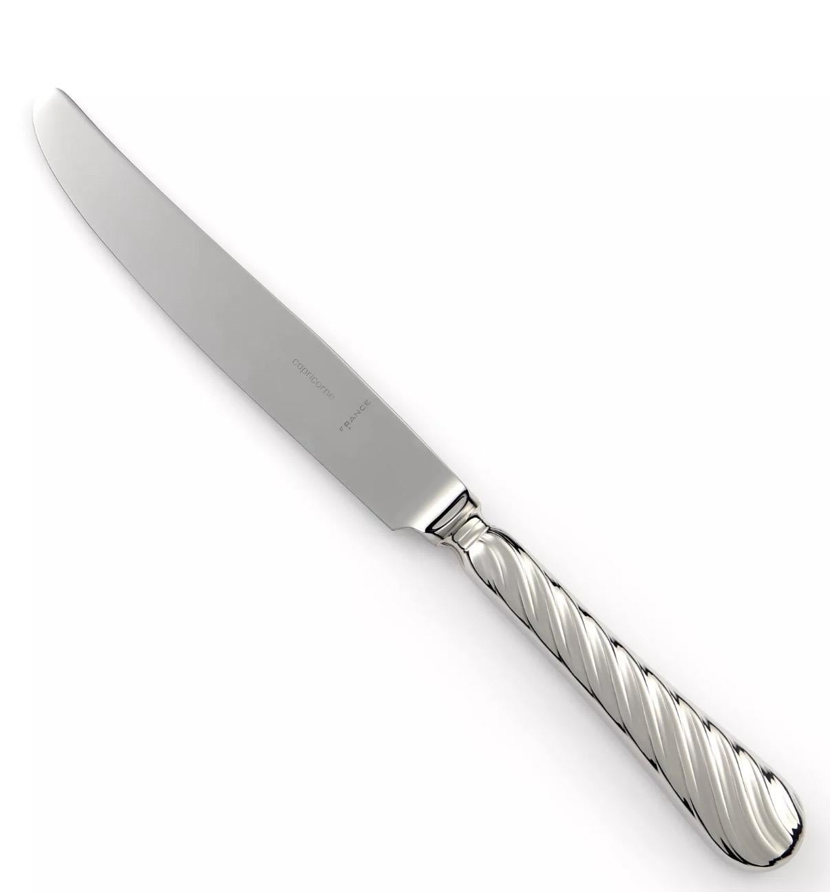 122-teiliges Christofle Capricorne Liane Versilbertes Besteckset, Frankreich (Französisch) im Angebot