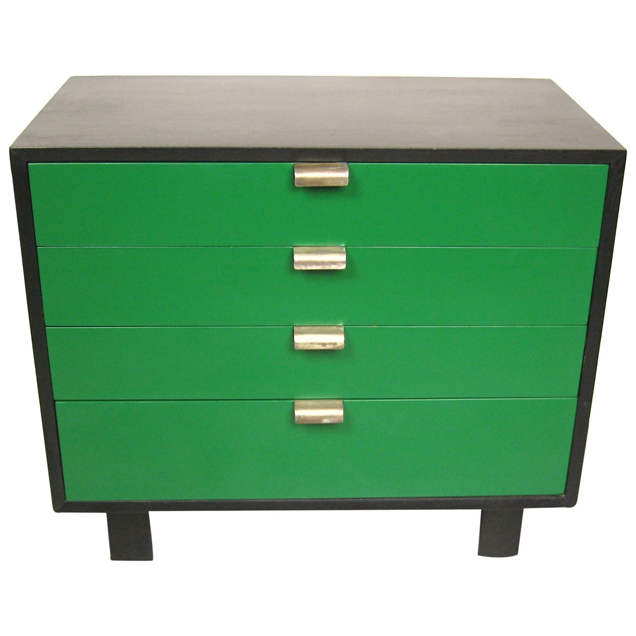 George Nelson for Herman Miller Green Dresser Chest Midcentury