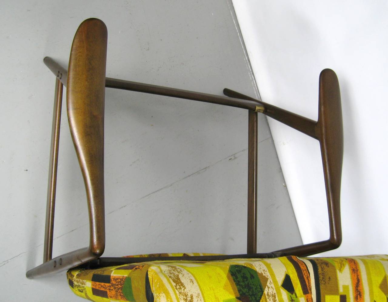Mid-20th Century  Folke Ohlsson DUX Reclining Chair with Ottoman, Mid-Century Modern