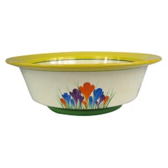 Vintage Rare Large Clarice Cliff Bizarre Crocus Bowl, 1930s Sold at Sotheby's Auction