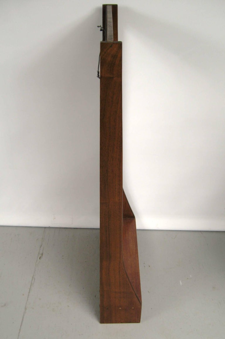 Mid-Century Modern Teak Vanity Mirror For Sale at 1stdibs