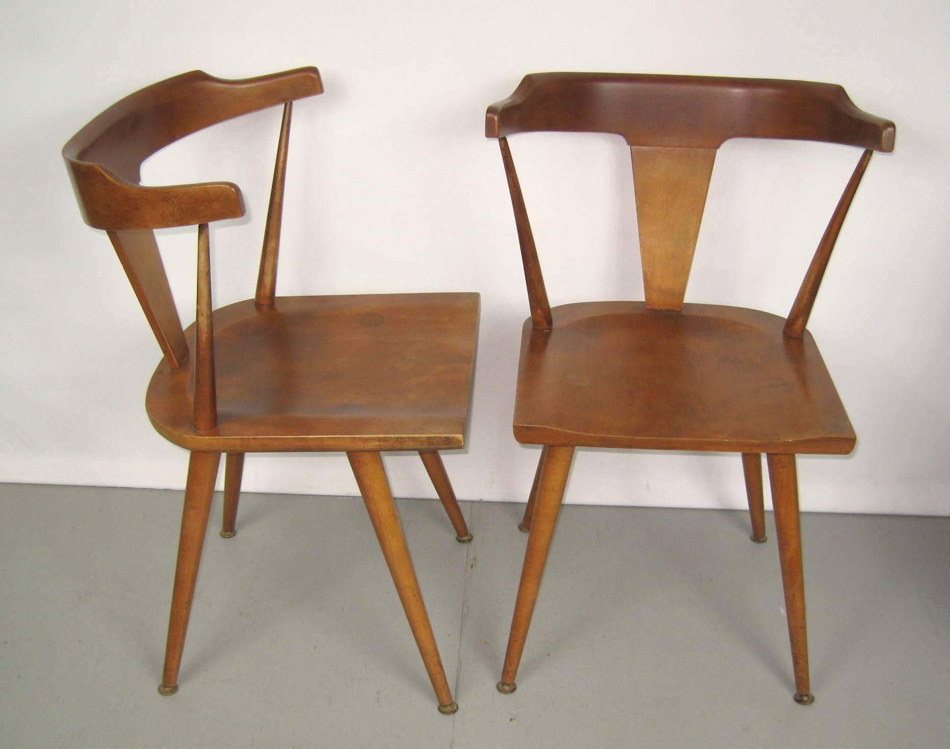 Paul McCobb Planner Group for Winchendon chairs,
circa 1950s, 
Measures: 31