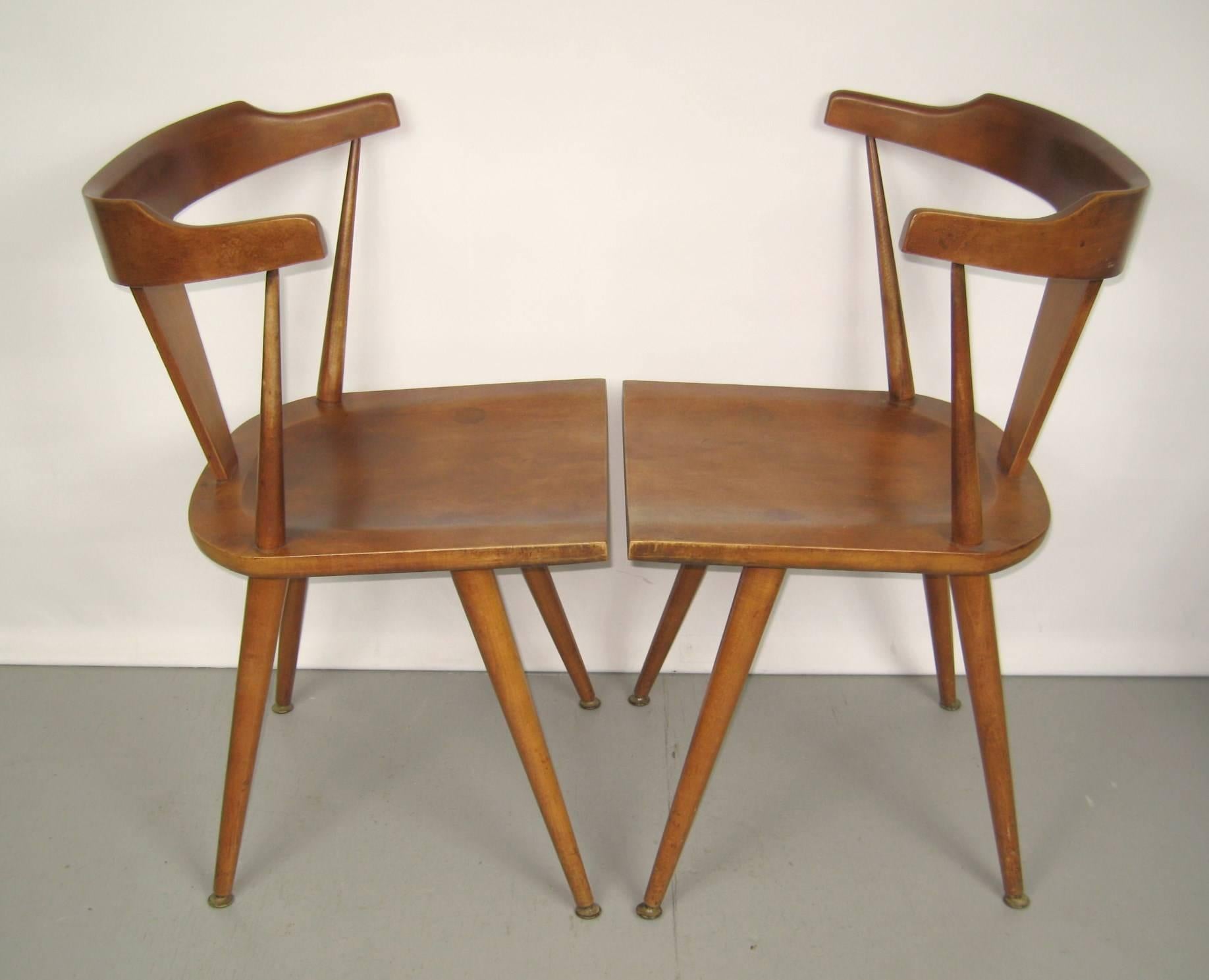 Mid-Century Modern Early Paul McCobb Dining Chairs for Planner Group, Set of Two