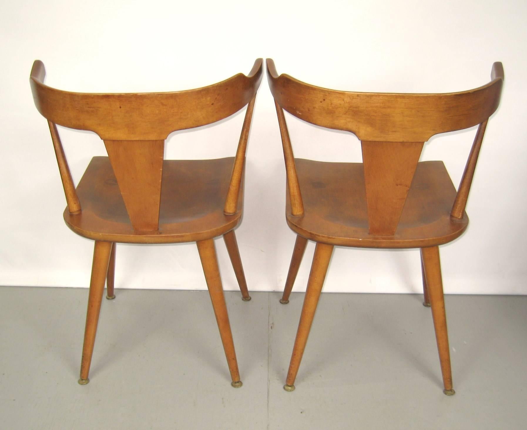 American Early Paul McCobb Dining Chairs for Planner Group, Set of Two