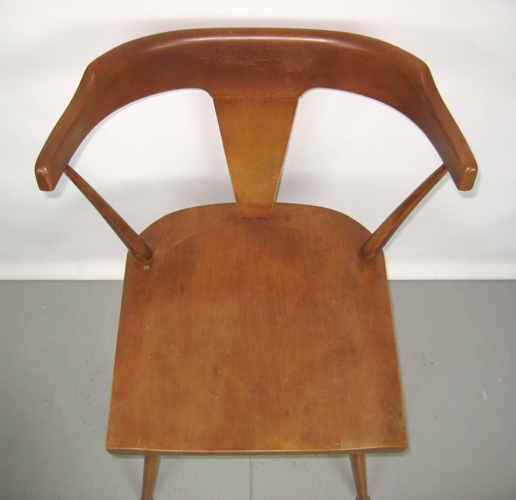 Early Paul McCobb Dining Chairs for Planner Group, Set of Two In Excellent Condition In Wallkill, NY