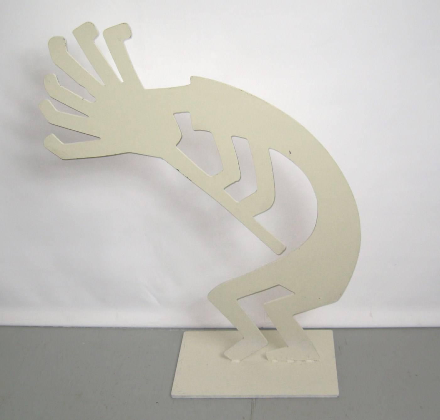 Kokopelli is a fertility deity, usually depicted as a humpbacked flute player (often with feathers or antenna-like protrusions on his head), who has been venerated by some Native American cultures in the Southwestern United States. Like most