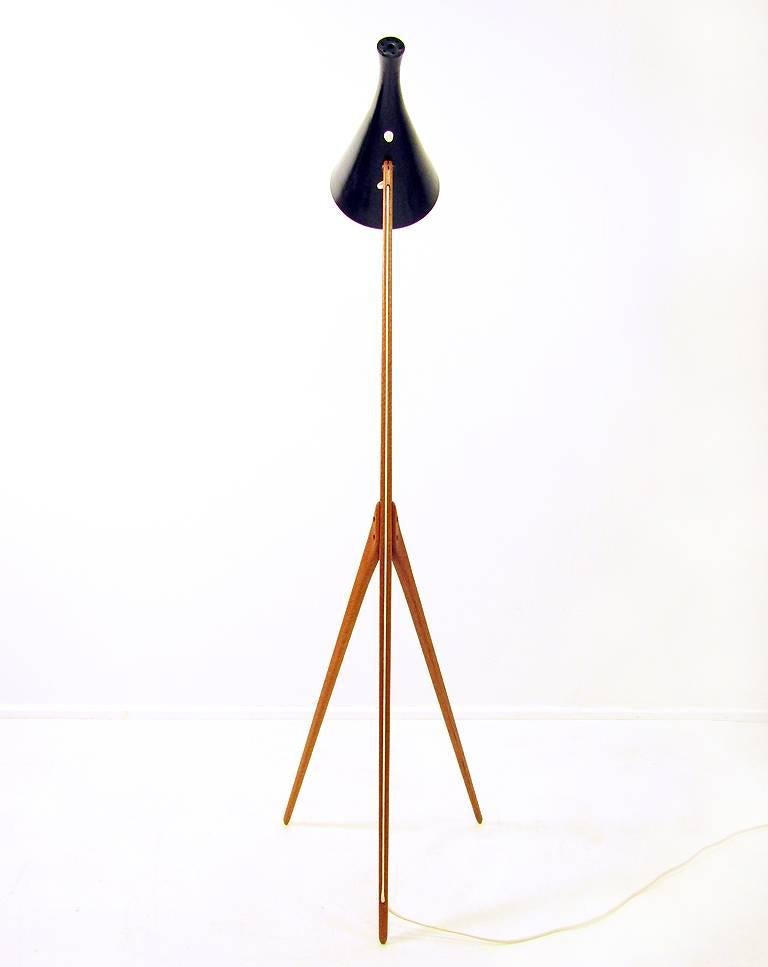 Mid-20th Century Praying Mantis Floor Lamp by Uno Kristiansson for Luxus