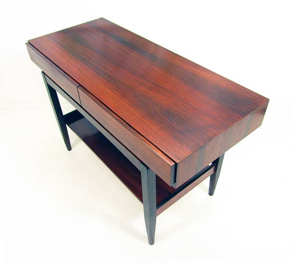 Scandinavian Modern Danish Rosewood Console Table by Ib Kofod-Larsen