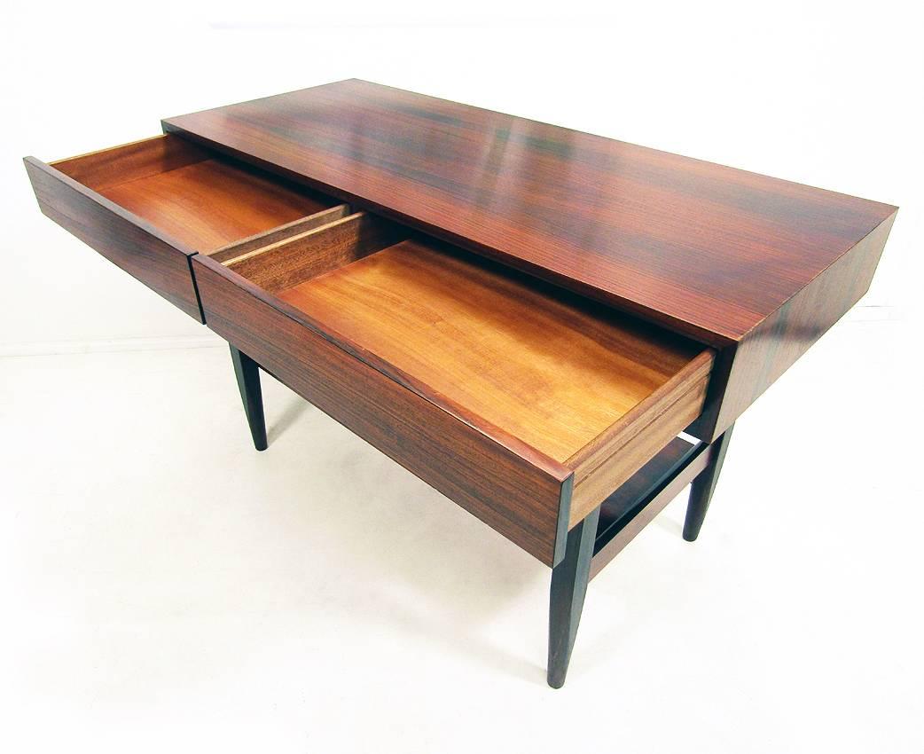 Mid-20th Century Danish Rosewood Console Table by Ib Kofod-Larsen