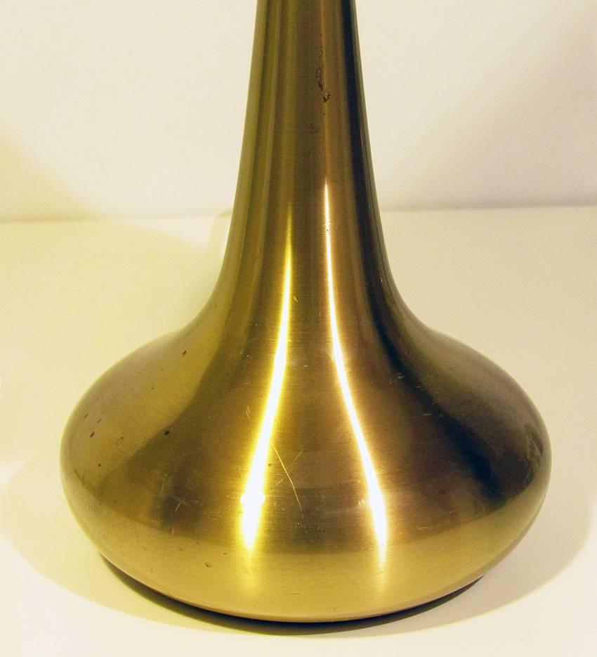 Scandinavian Modern Gold Orient Table Lamp by Jo Hammerborg