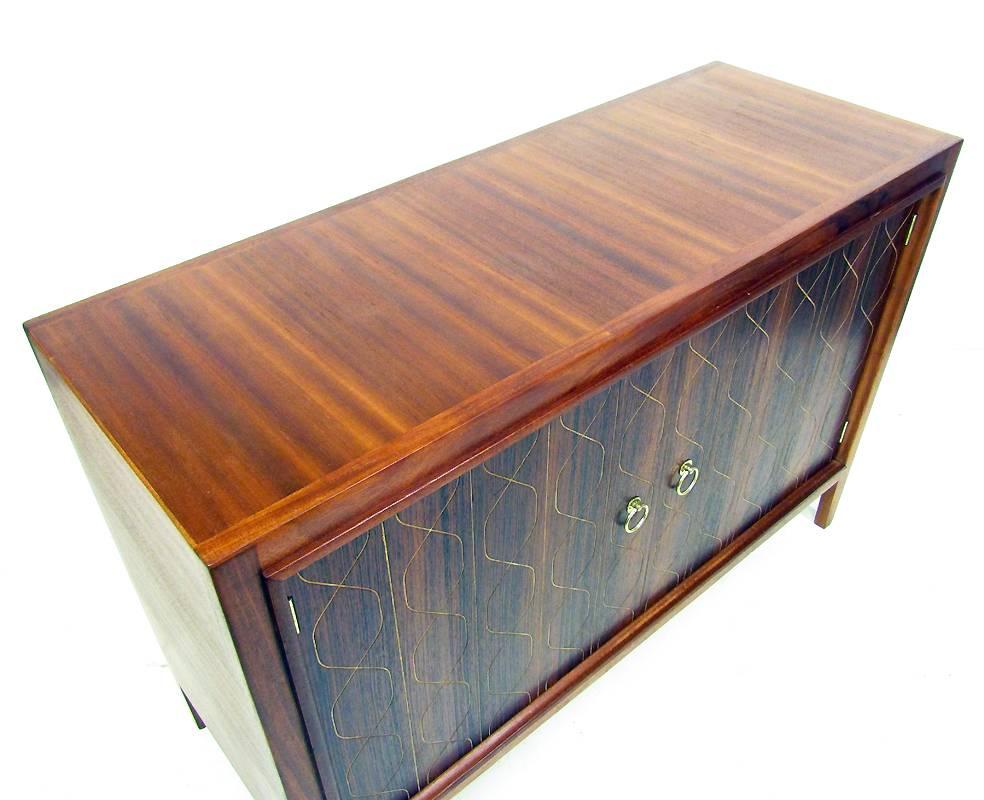 British 1950s Helix Sideboard in Rosewood by David Booth for Gordon Russell