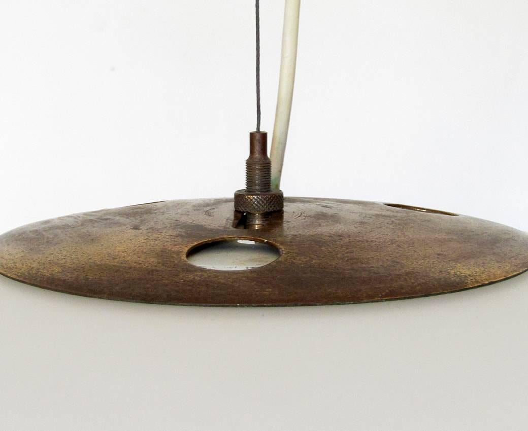 Huge 1950s UFO Ceiling Light by Stilnovo 1