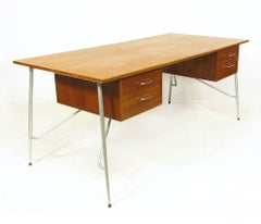 1950s "202" Desk in Teak by Børge Mogensen