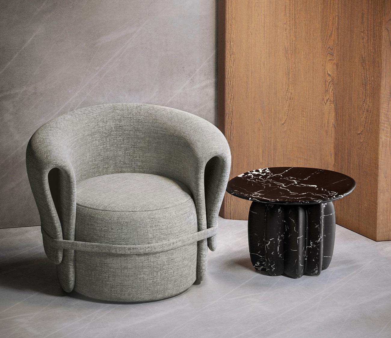 Fauteuil Bend en tissu par Alter Ego Studio Neuf - En vente à Castelo da Maia, 11
