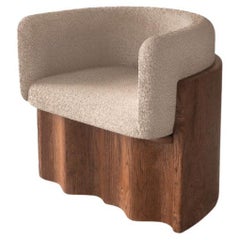 Fauteuil Plisse en Wood par Alter Ego Studio