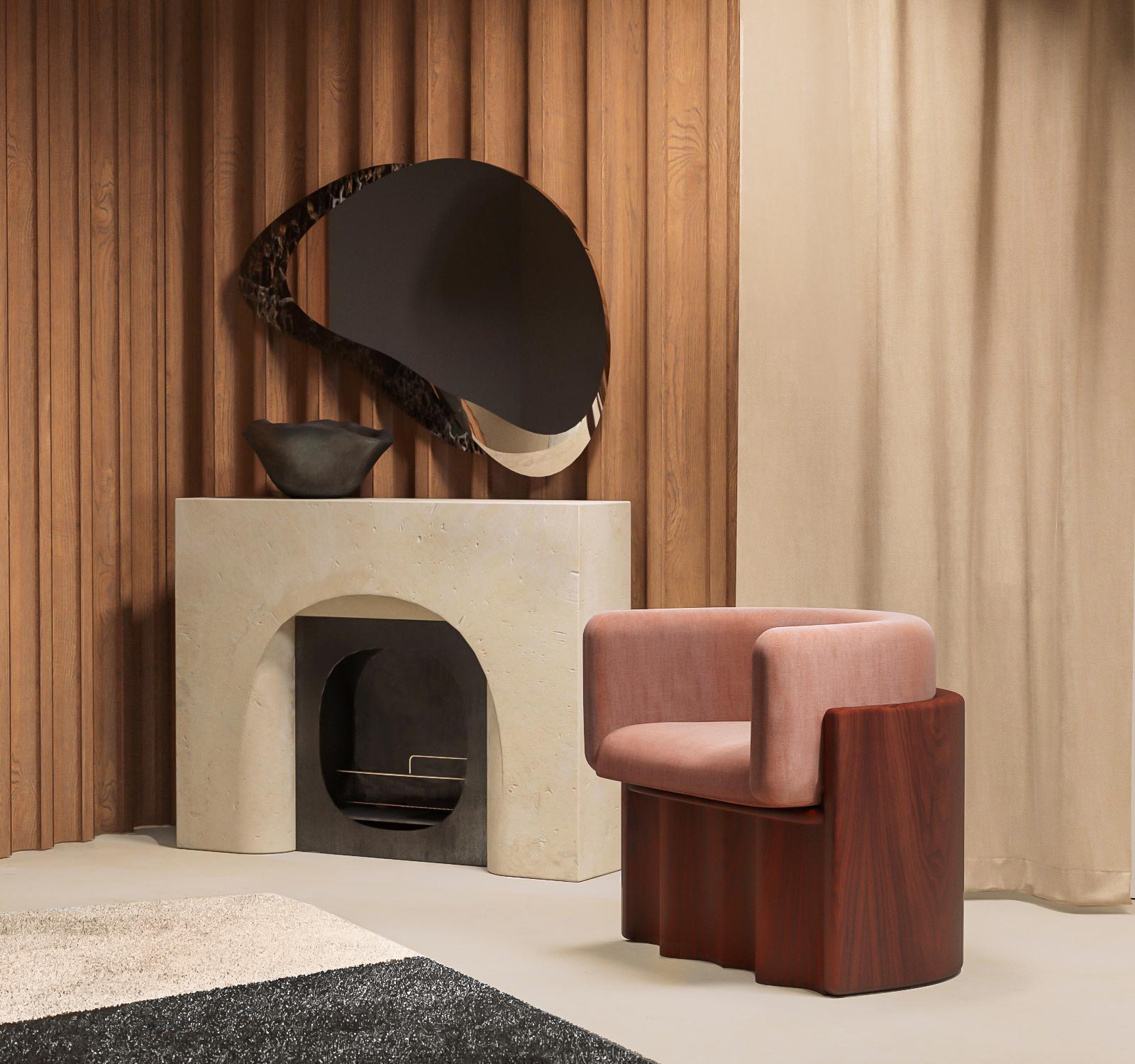 Sillón Plisse de madera de Alter Ego Studio Siglo XXI y contemporáneo en venta