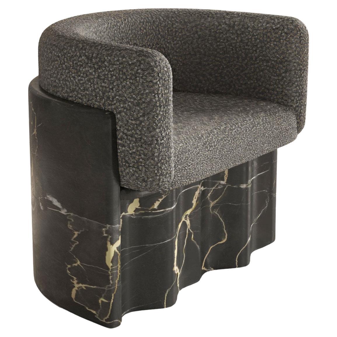 Fauteuil Plisse en Stone par Alter Ego Studio