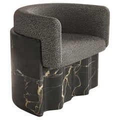 Fauteuil Plisse en Stone par Alter Ego Studio
