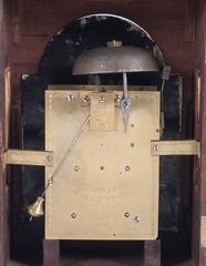 Very Nice and Charming 18th Century Mahogany English Country Bracket Clock