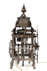 Good Iron Go and Striking Gothic Chamber Clock with Alarm Dated 1608