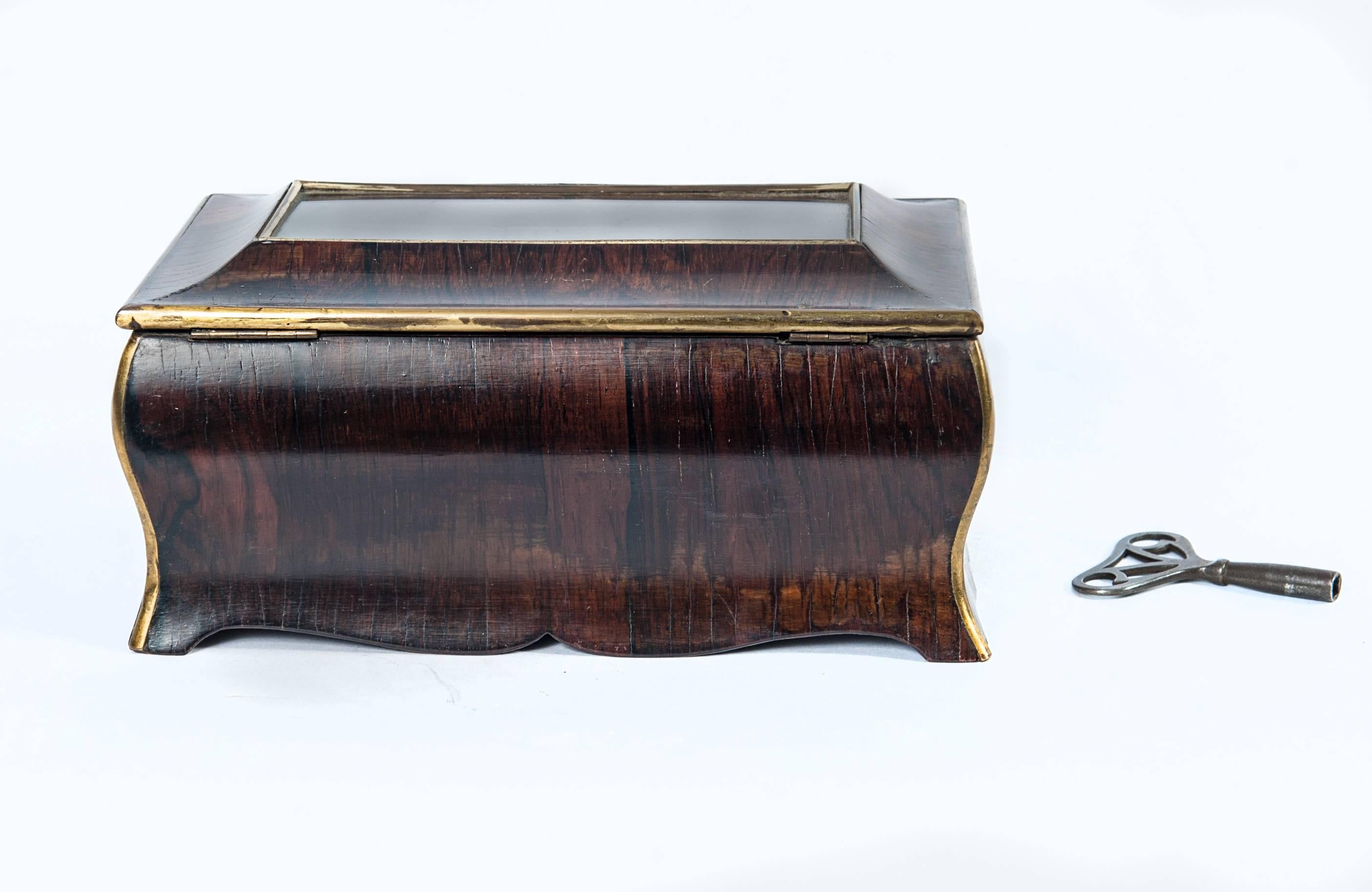 Charles X Functional Mid-19th Century Music Box  For Sale
