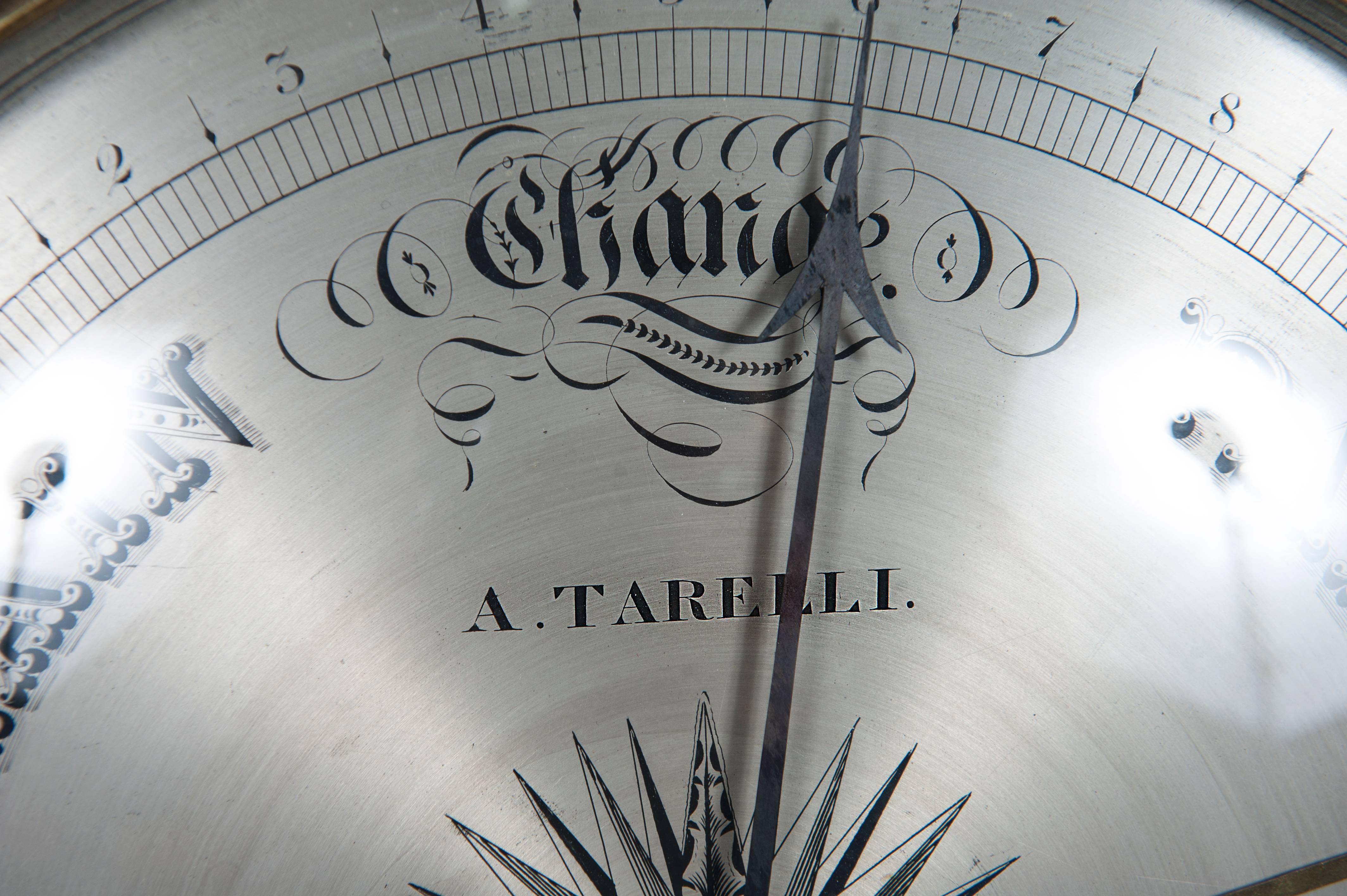 19th Century Imposing King-Size Wheel Barometer by 