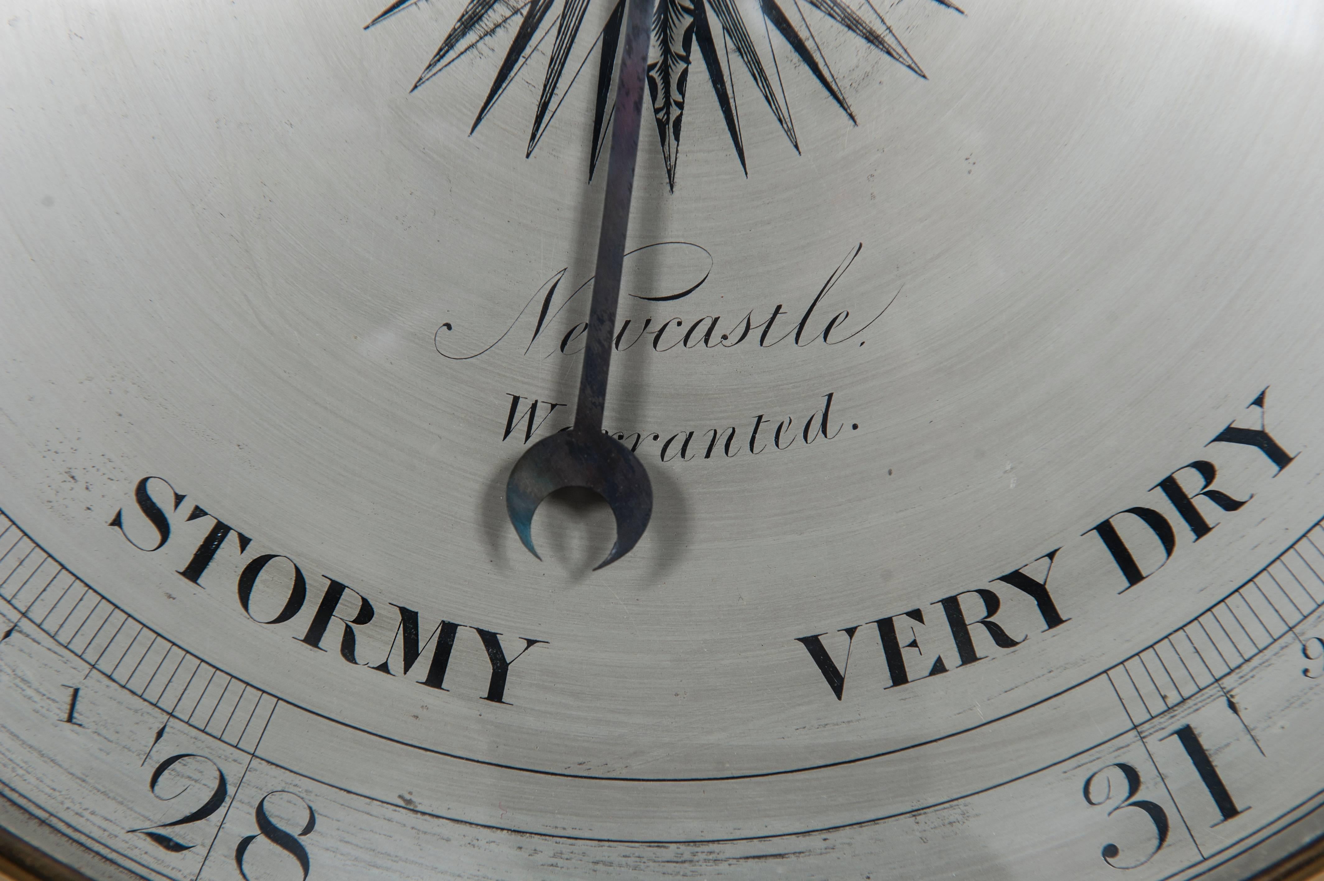 Imposing King-Size Wheel Barometer by 