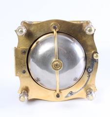 Small Horizontal Alarm Table Clock by P.I. Radzinski, circa 1750