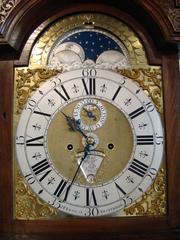 Fine Dutch Burr Walnut Striking Longcase Clock J P Kroese, Amsterdam, circa 1730