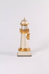 French Gilt and Silvered Lighthouse Timepiece with Duplex Escapement, circa 1880