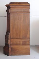 Beautiful Imposing Pair of Art Nouveau Walnut Pedestals, circa 1890