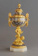 Enamel and Ormolu Annular Dial Clock, circa 1860, France