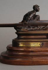 Important Unusual Bronze from a Canoe by Emile Drouot, circa 1880