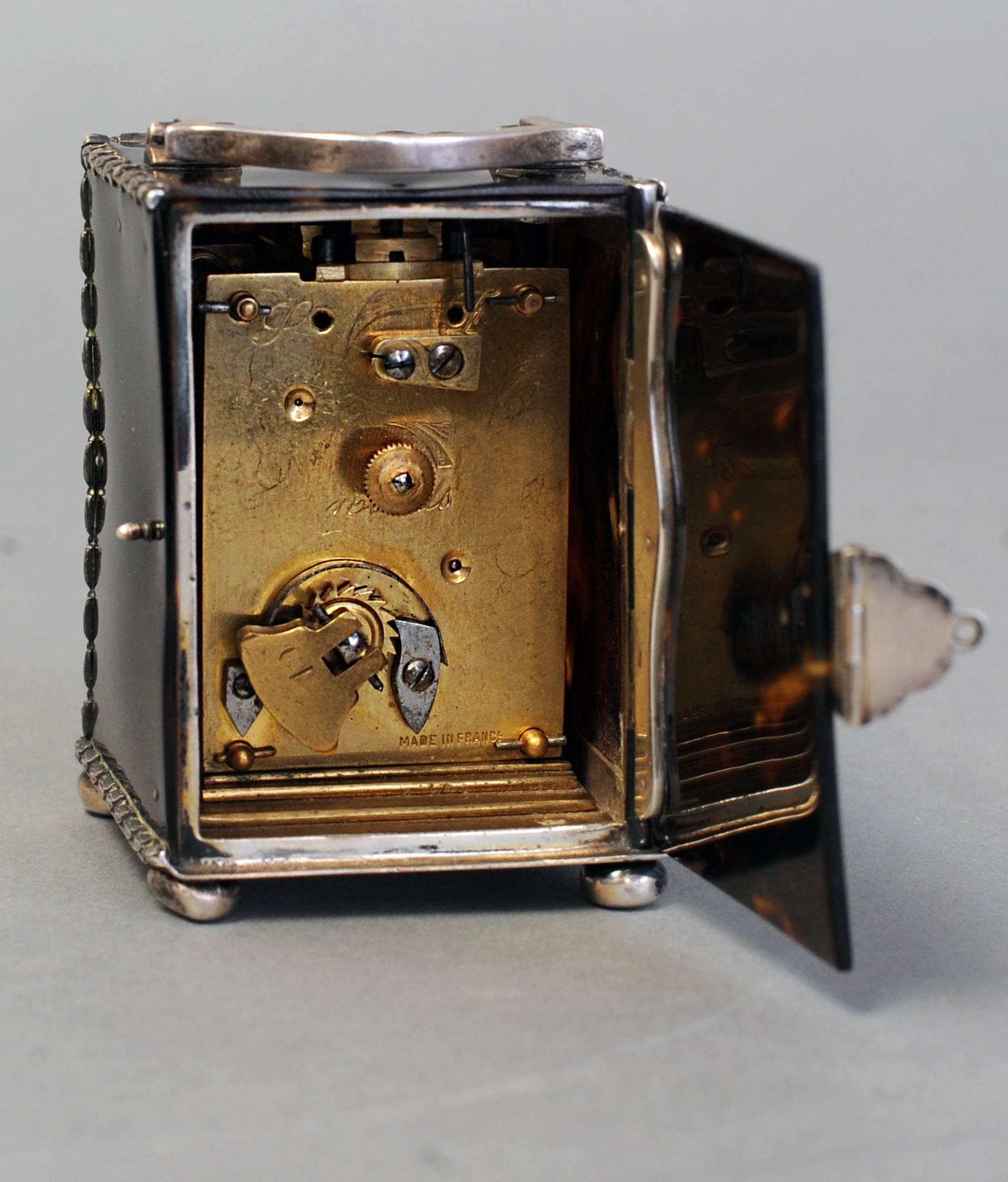 silver carriage clocks