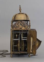 Late Untouched 17th Century English So-Called "Wing Lantern Lock" Signed