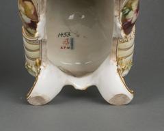 Striking K.P.M. Signed Porcelain Mantel Clock, circa 1880