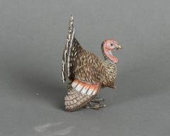 Very Unusual, Beautiful Coloured Cold Painted Vienna Bronze, Signed Bergmann