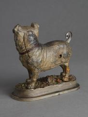 Animated Clock of a Pug Dog, circa 1880