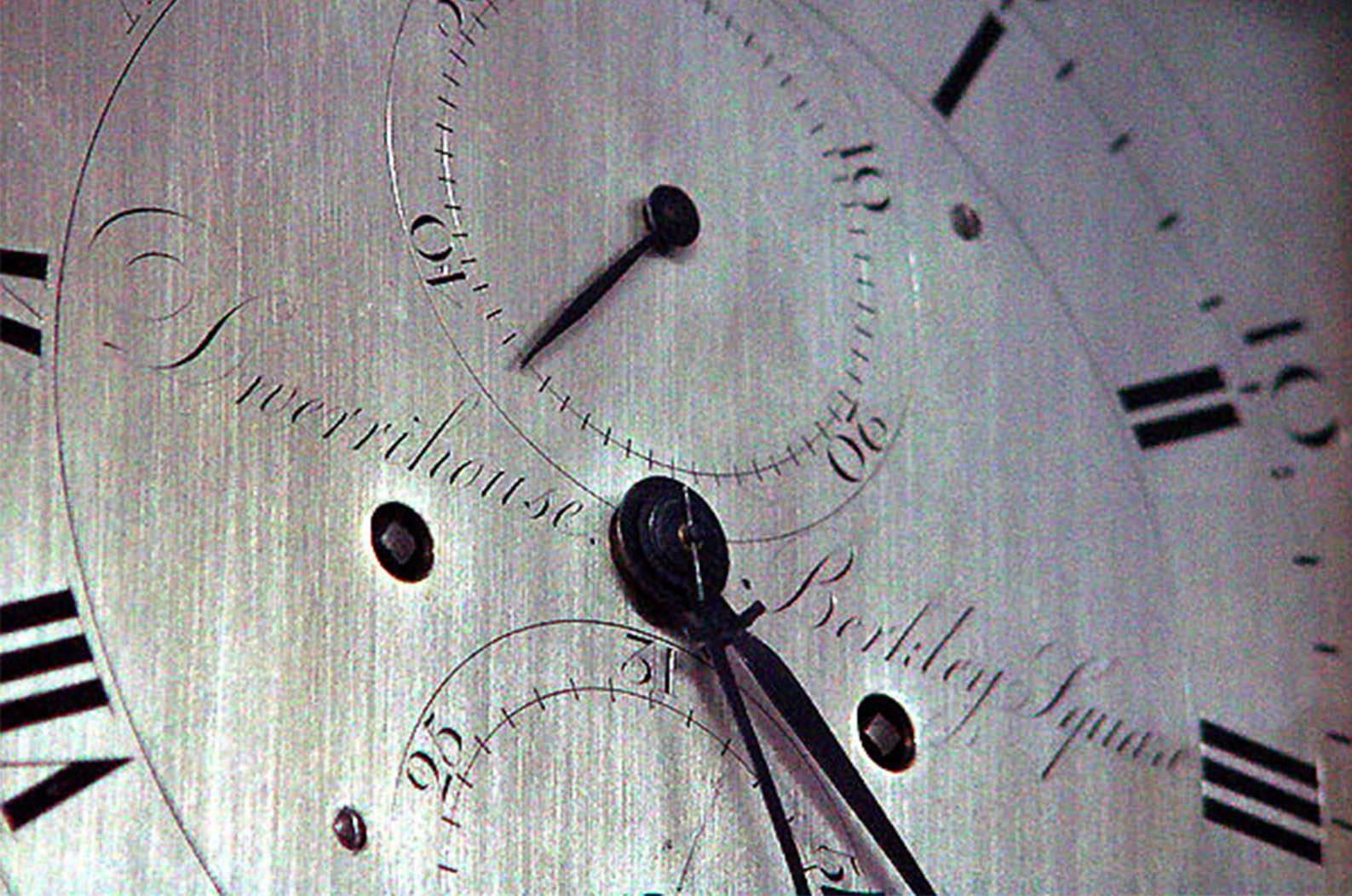 Regency Fine English Mahogany Longcase Clock Dwerrihouse Berkeley Square London For Sale
