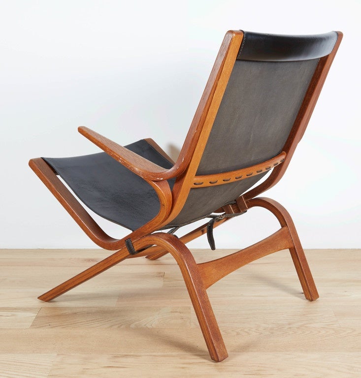 Swedish Modern Lounge Chair In Good Condition In New York, NY