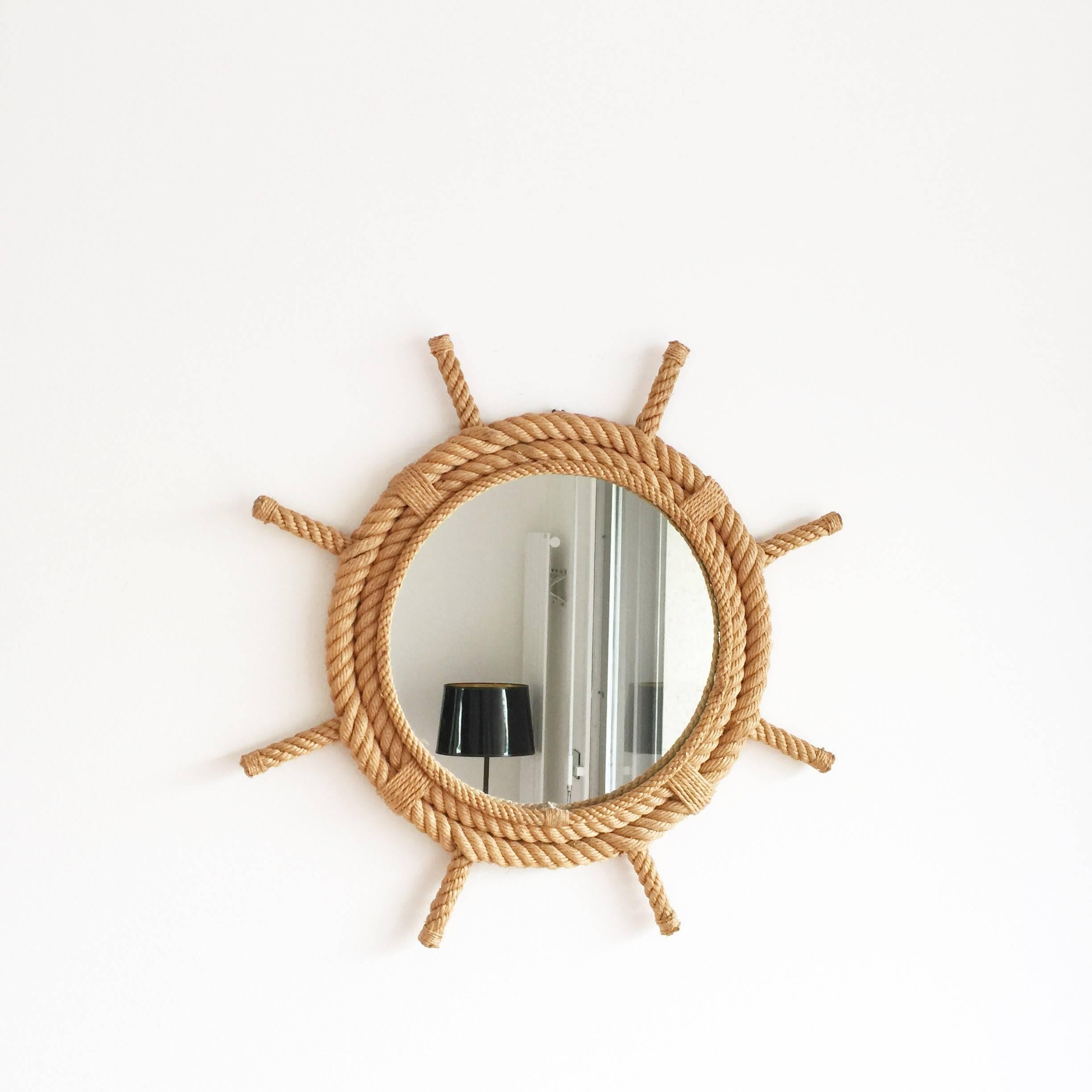 rope mirror bathroom