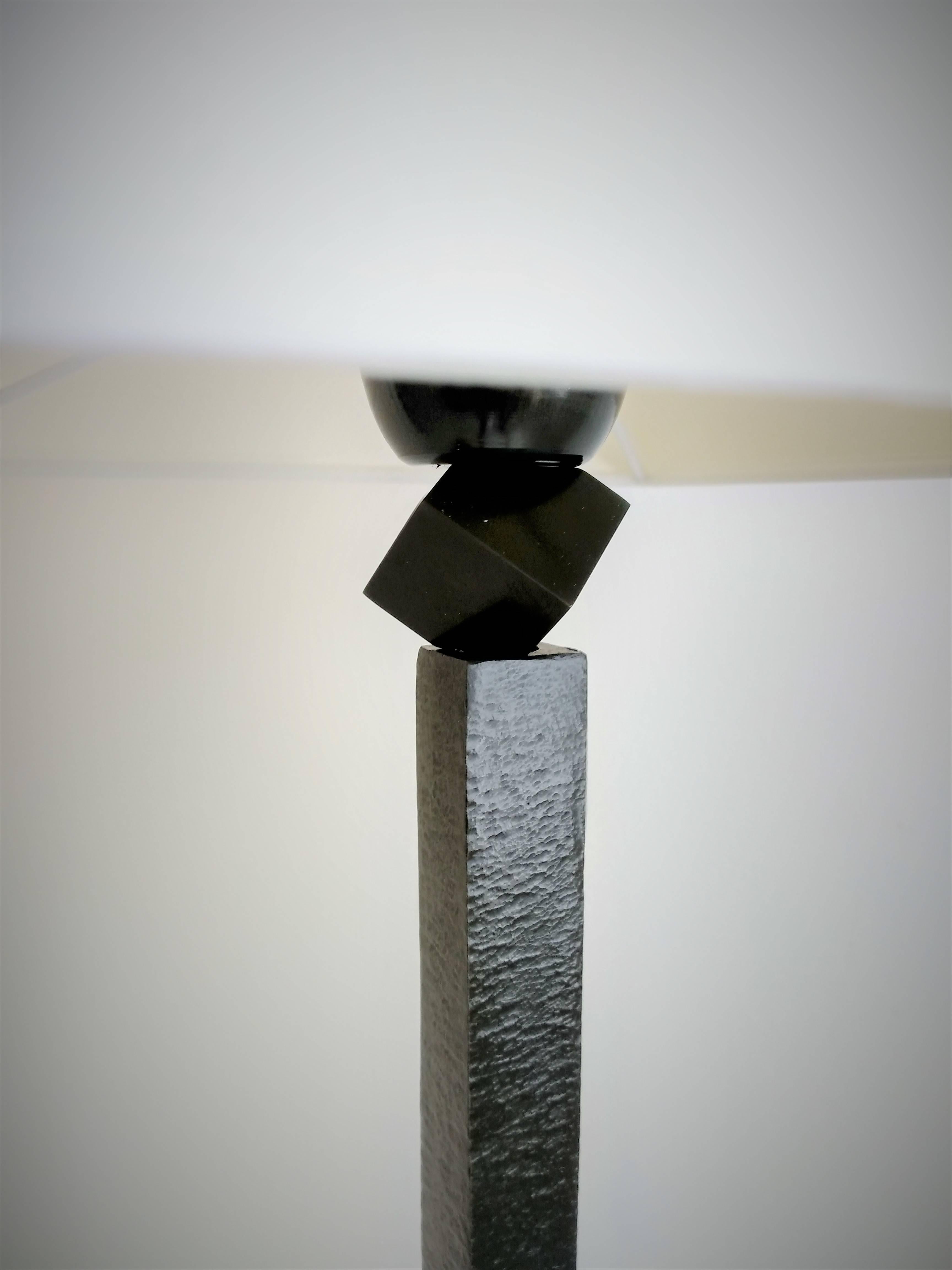 Contemporary Pair of Solid Bronze Table Lamps by RIchard Peduzzi, France, 2005