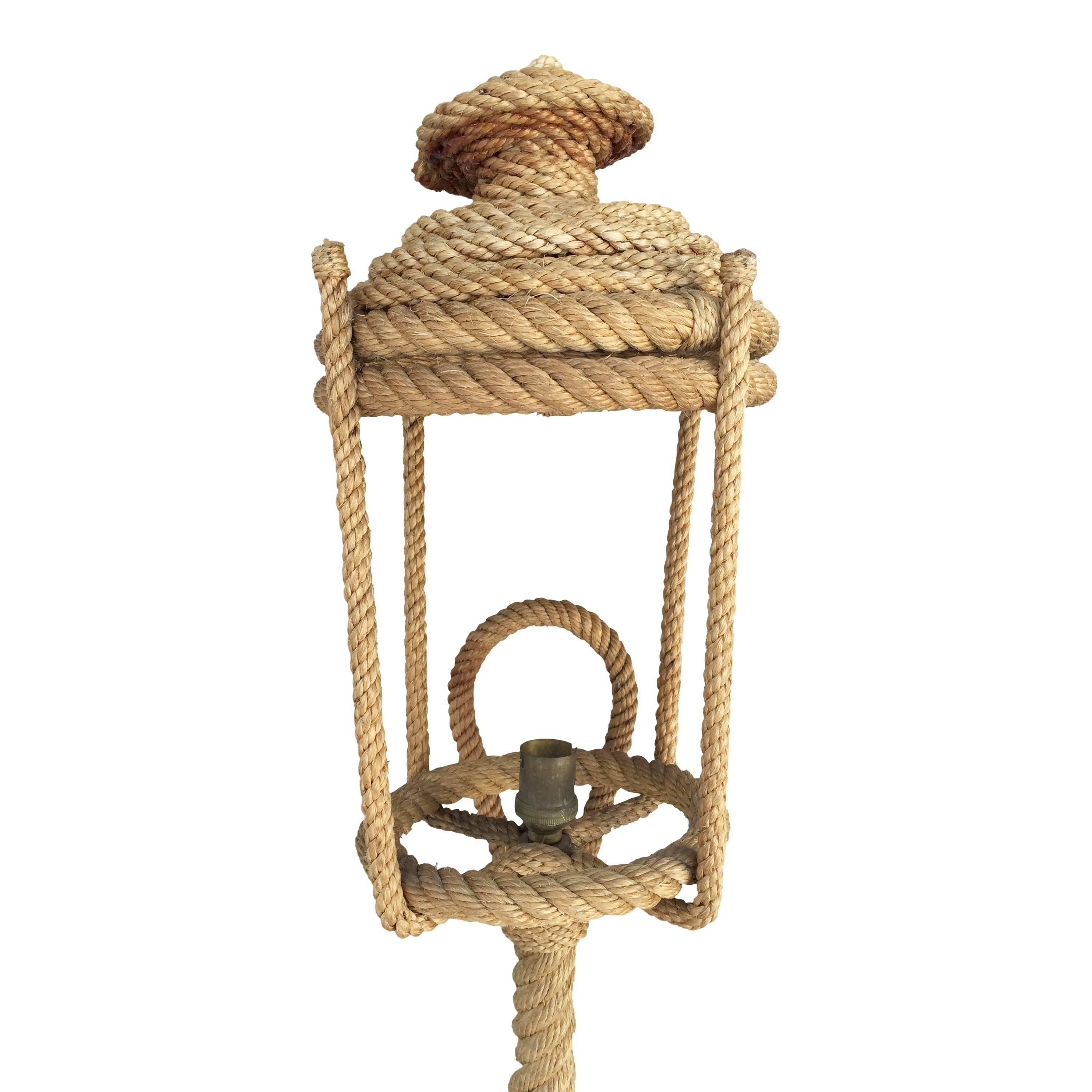 French Oversized Wall Lantern Sconce by Audoux & Minet, France, 1960s