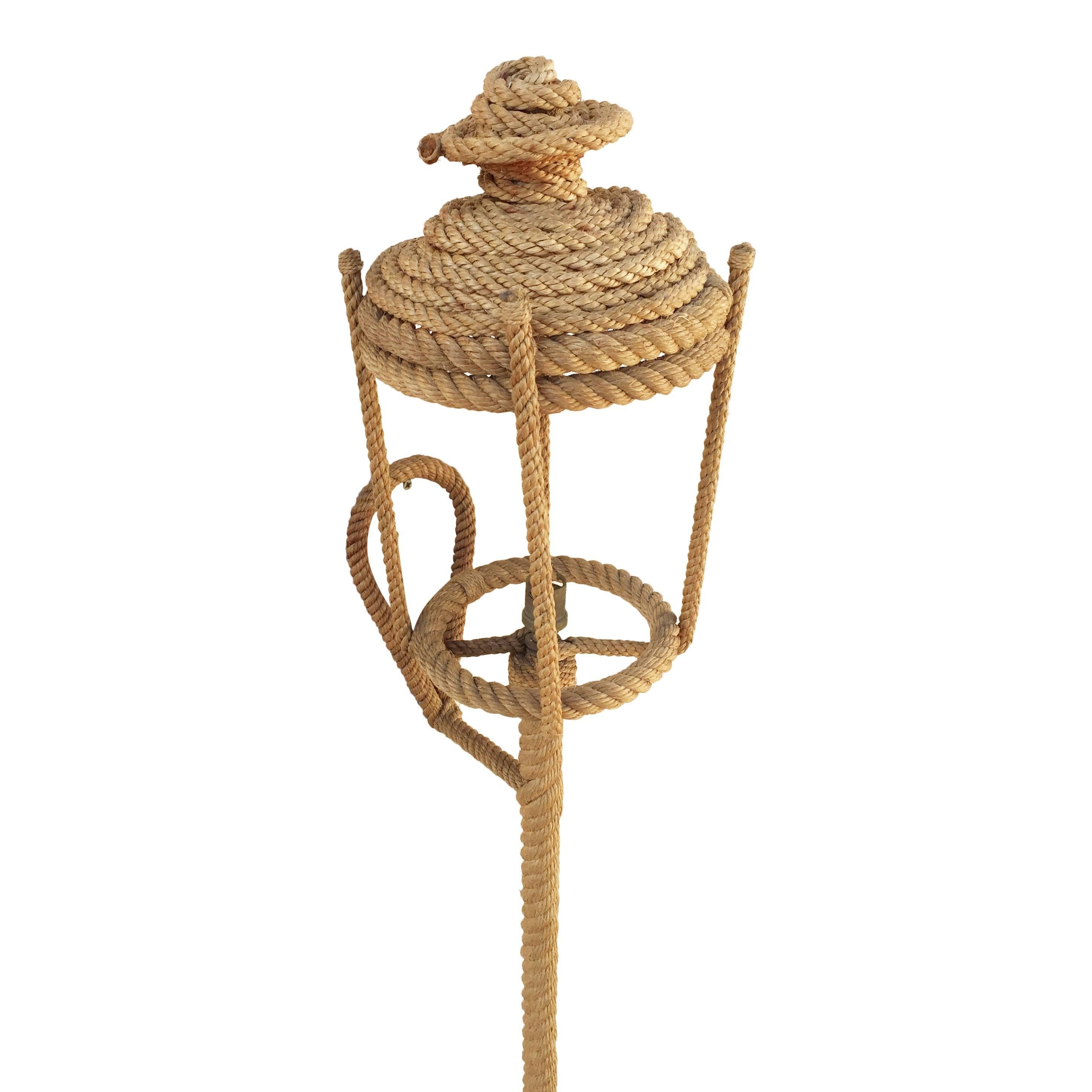 Oversized Wall Lantern Sconce by Audoux & Minet, France, 1960s In Good Condition In New York, NY