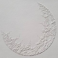 Quatre sculptures en papier d'Antonin Anzil, France 2017