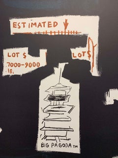 1997 Jean-Michel Basquiat Mitsukoshi Museum of art exhibition poster.