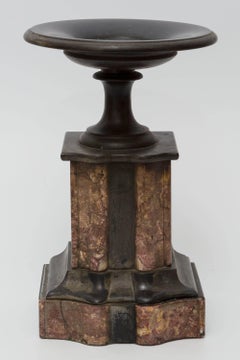 19th Century Marble and Bronze Tazza