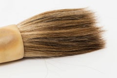 Large-Scale Chinese Calligraphy Paintbrush with Agate and Bone Handle