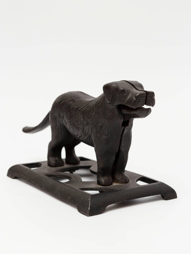 19th Century Cast Iron Dog Nutcracker at 1stDibs