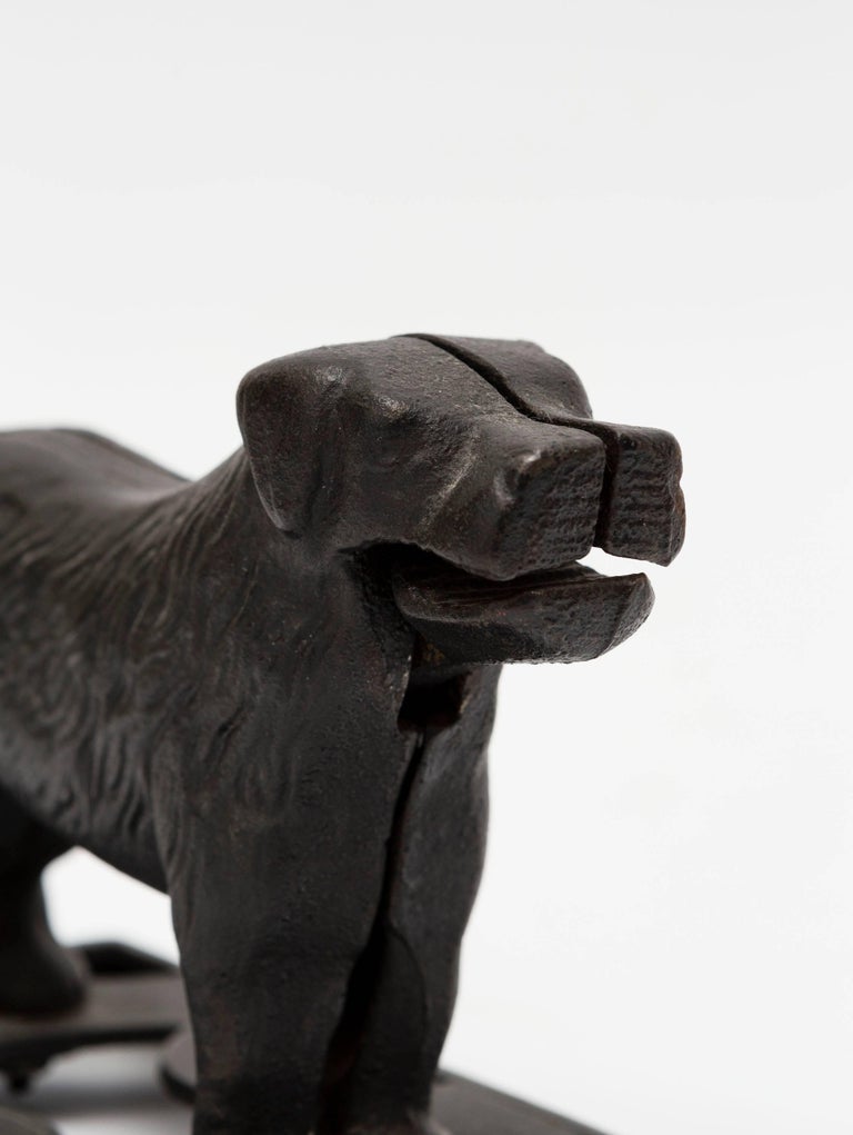 19th Century Cast Iron Dog Nutcracker at 1stDibs